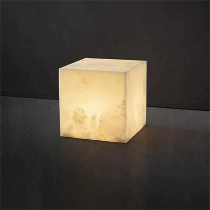 Alabaster Cubic Pendant