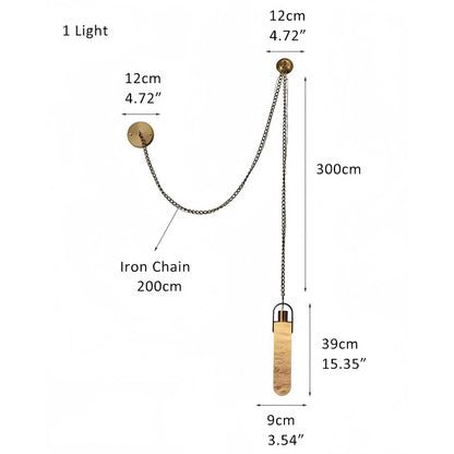 Alabaster Flint 1 Light LED Multi-Drop Pendant