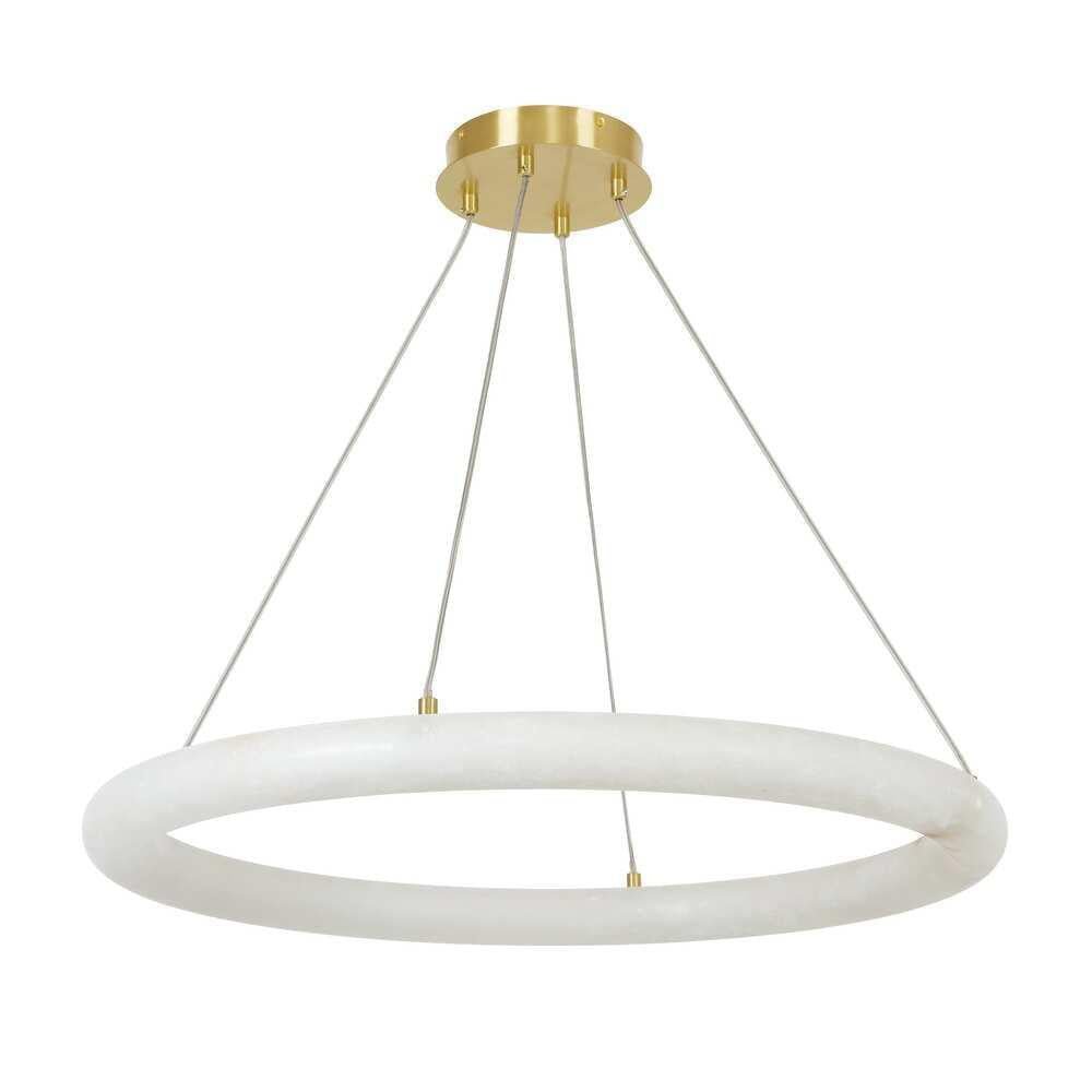 Alabaster Globle Round Chandelier