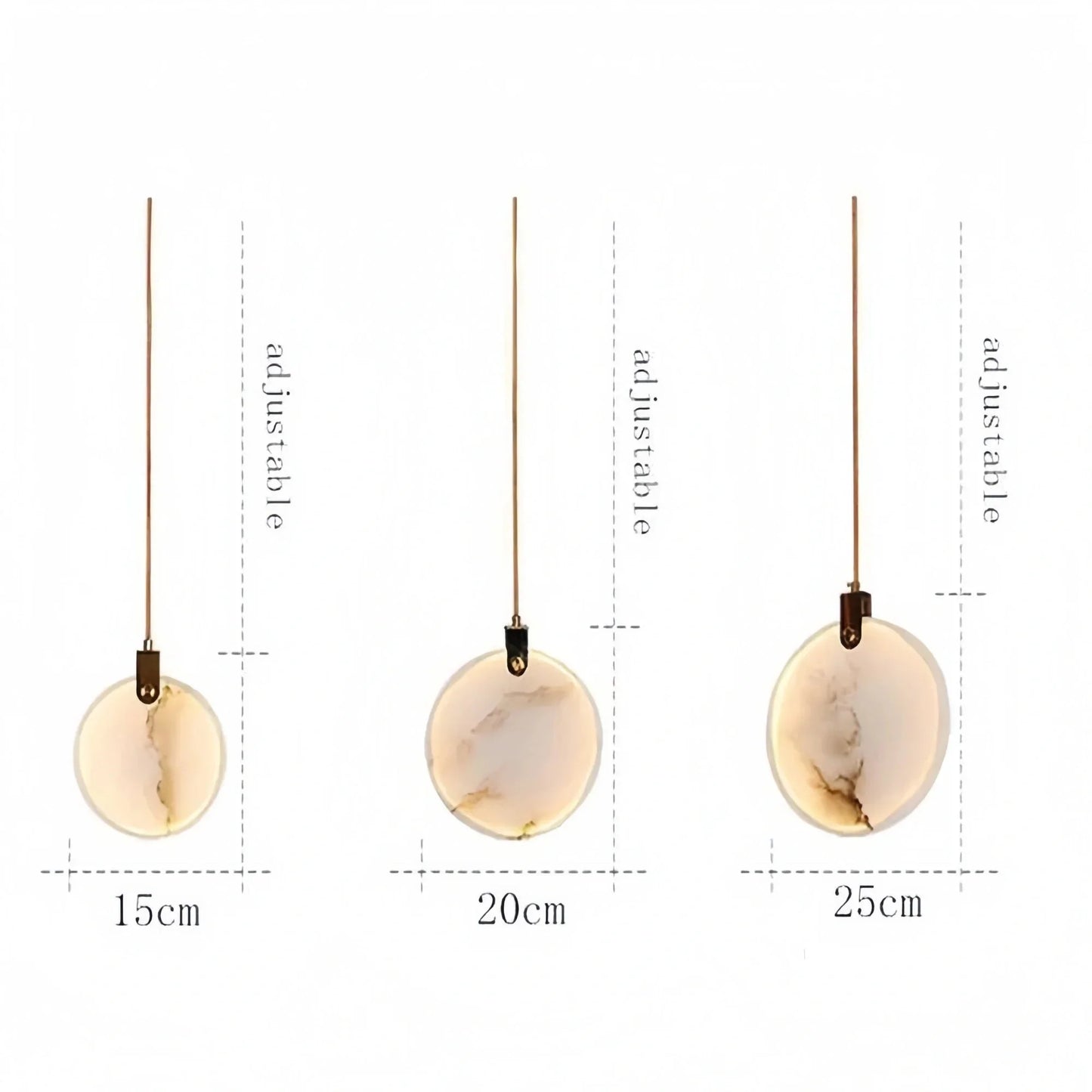 Alabaster Long Staircase Chandelier 5 styles
