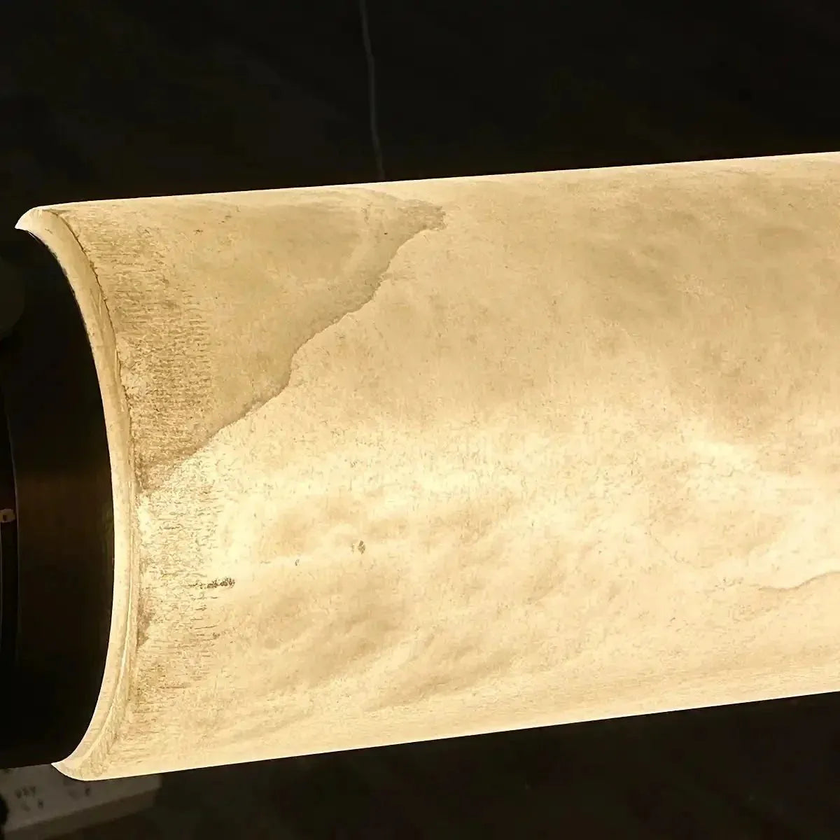 Alabaster Magnificence Art Linear Chandelier