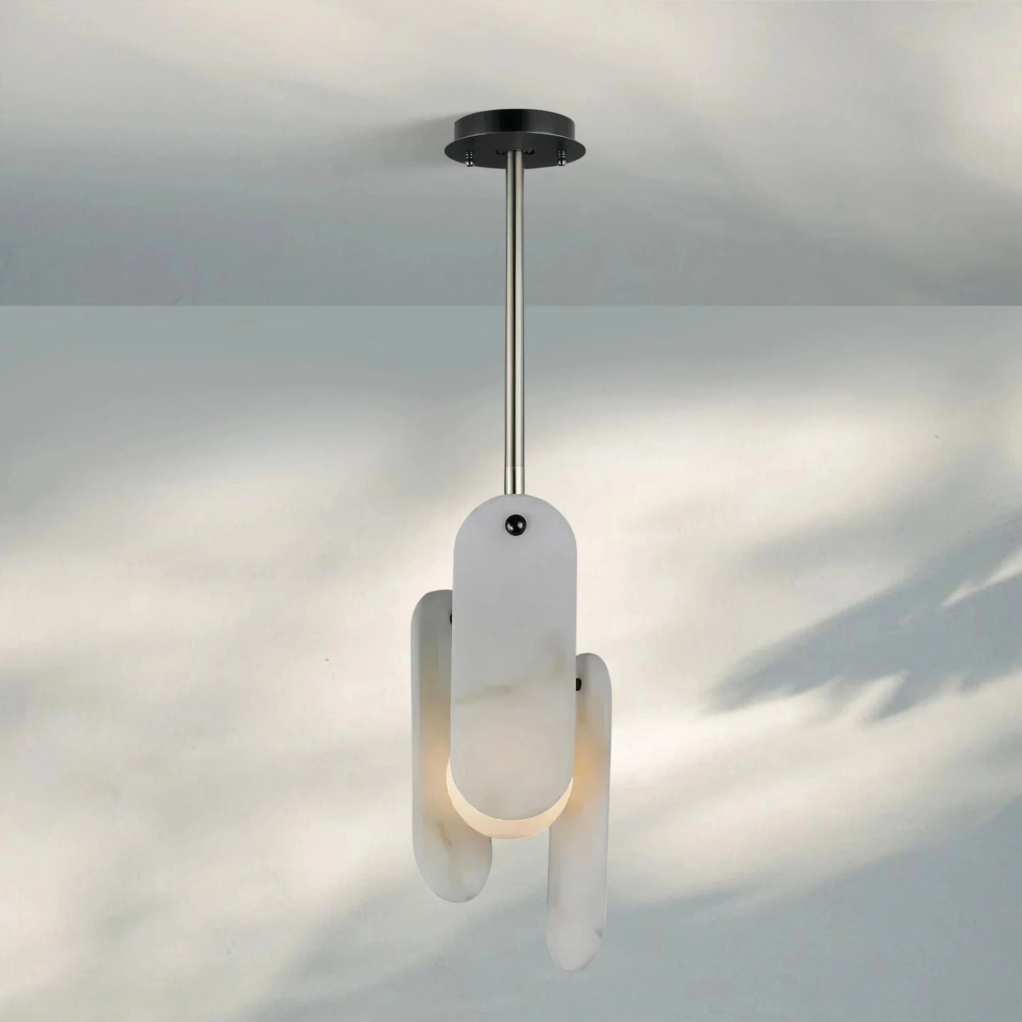 Alabaster Megalith Single Pendant