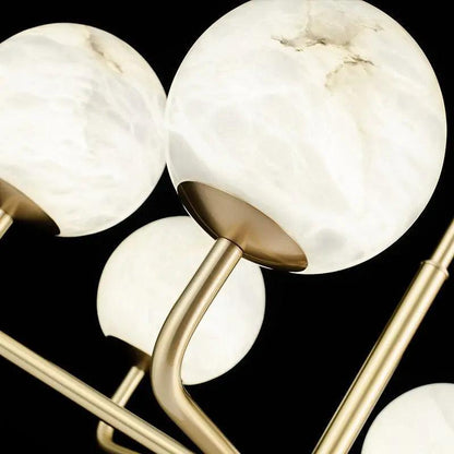 Alabaster Modern Global Dining Chandelier