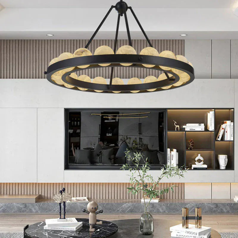 Alabaster Suter Chandelier