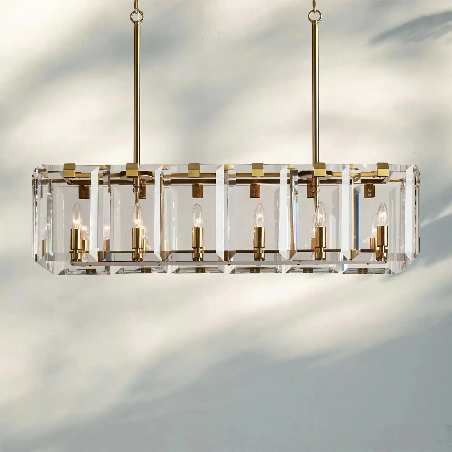 Amaya Rectangular Chandelier 12/16 Light
