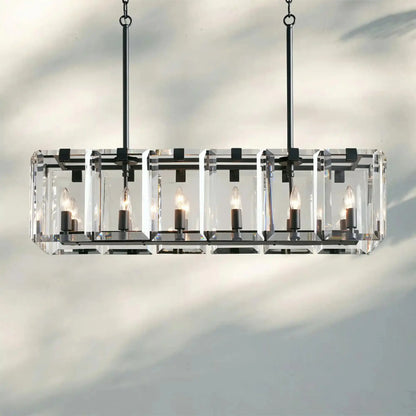 Amaya Rectangular Chandelier 12/16 Light