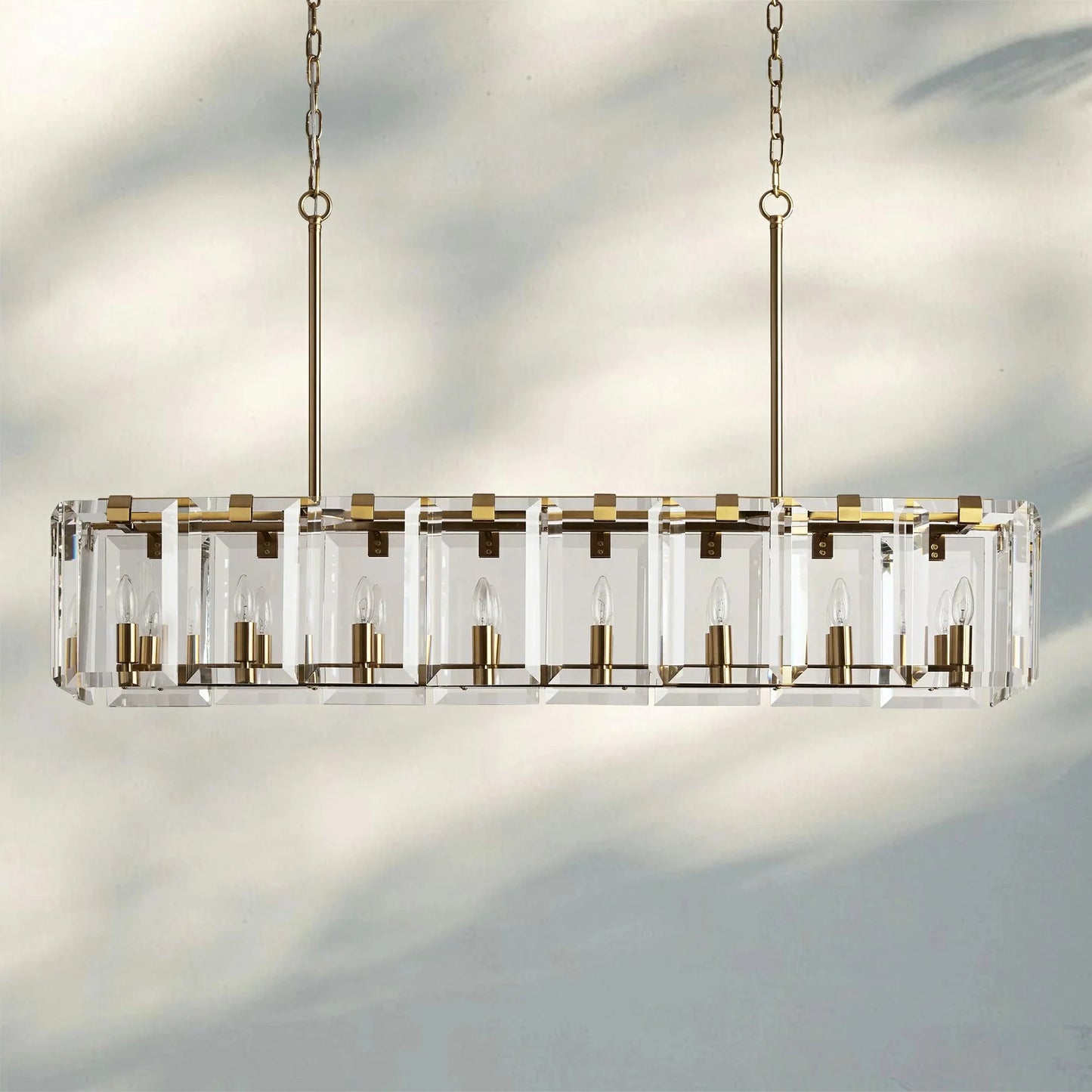 Amaya Rectangular Chandelier 12/16 Light