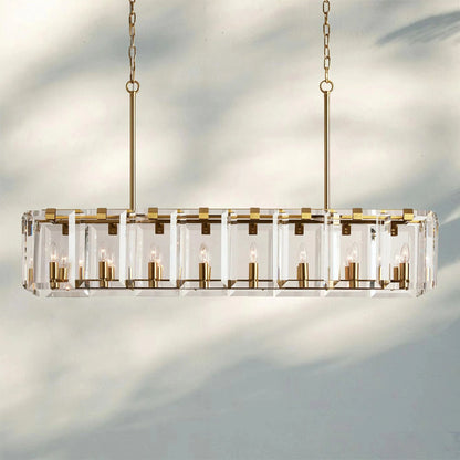 Amaya Rectangular Chandelier 12/16 Light