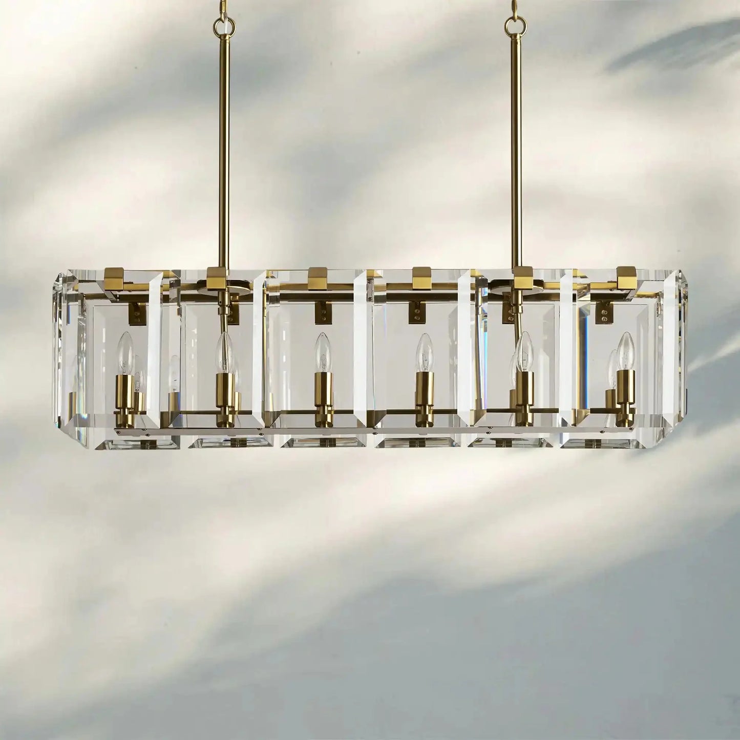 Amaya Rectangular Chandelier 12/16 Light