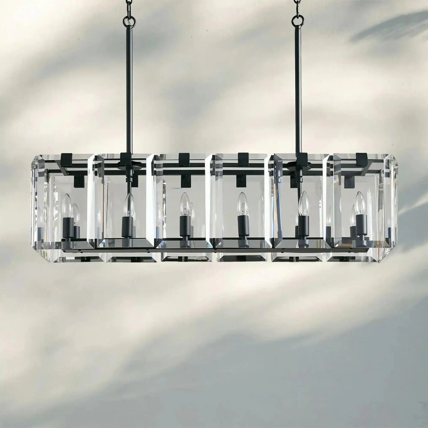 Amaya Rectangular Chandelier 12/16 Light