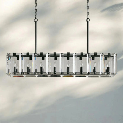 Amaya Rectangular Chandelier 12/16 Light