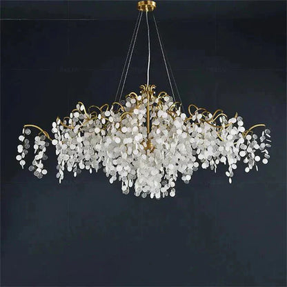 American Creative Modern Branch Chandelier Oval