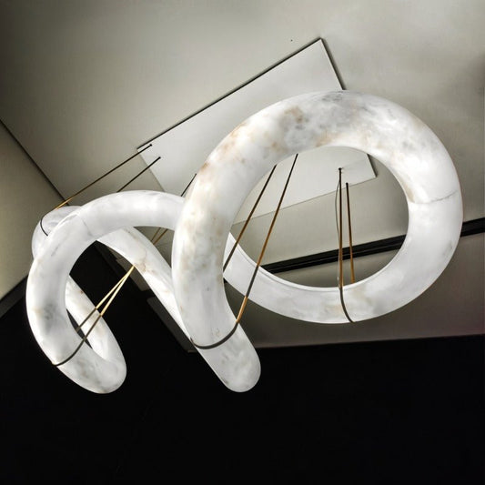 Ametris Alabaster Chandelier Light