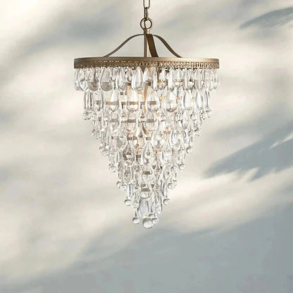 Anabelle Round Chandelier 17''23''H
