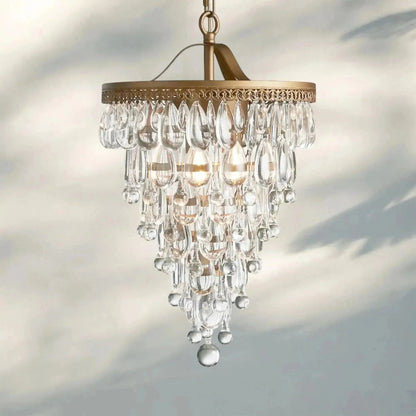 Anabelle Round Chandelier 17''23''H