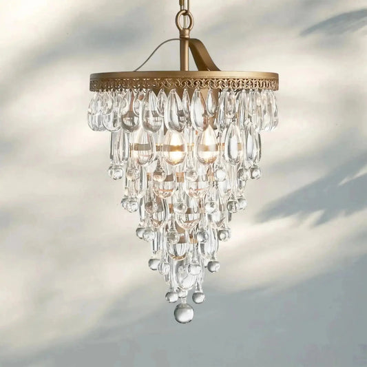 Anabelle Round Chandelier 17''23''H