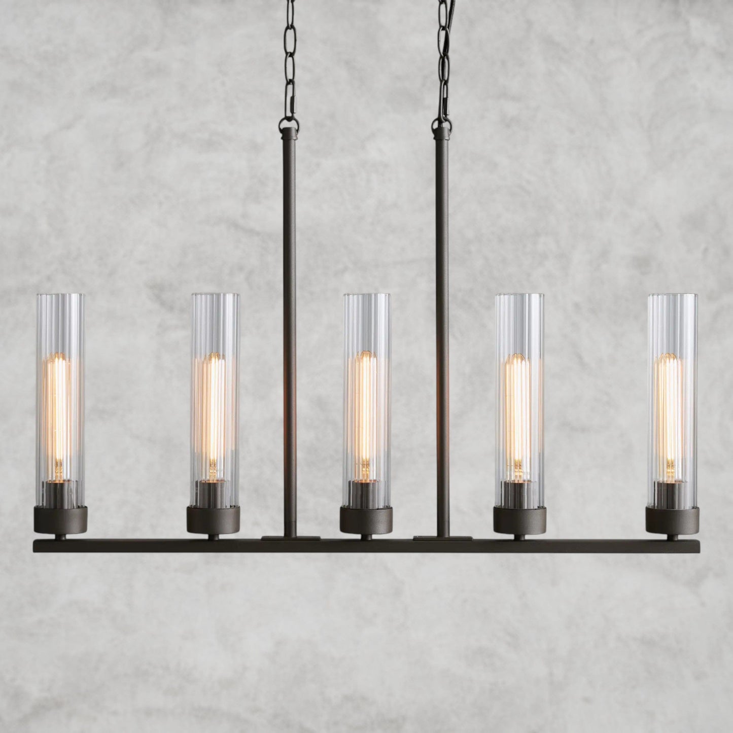 Andreas 5-Light Linear Chandelier