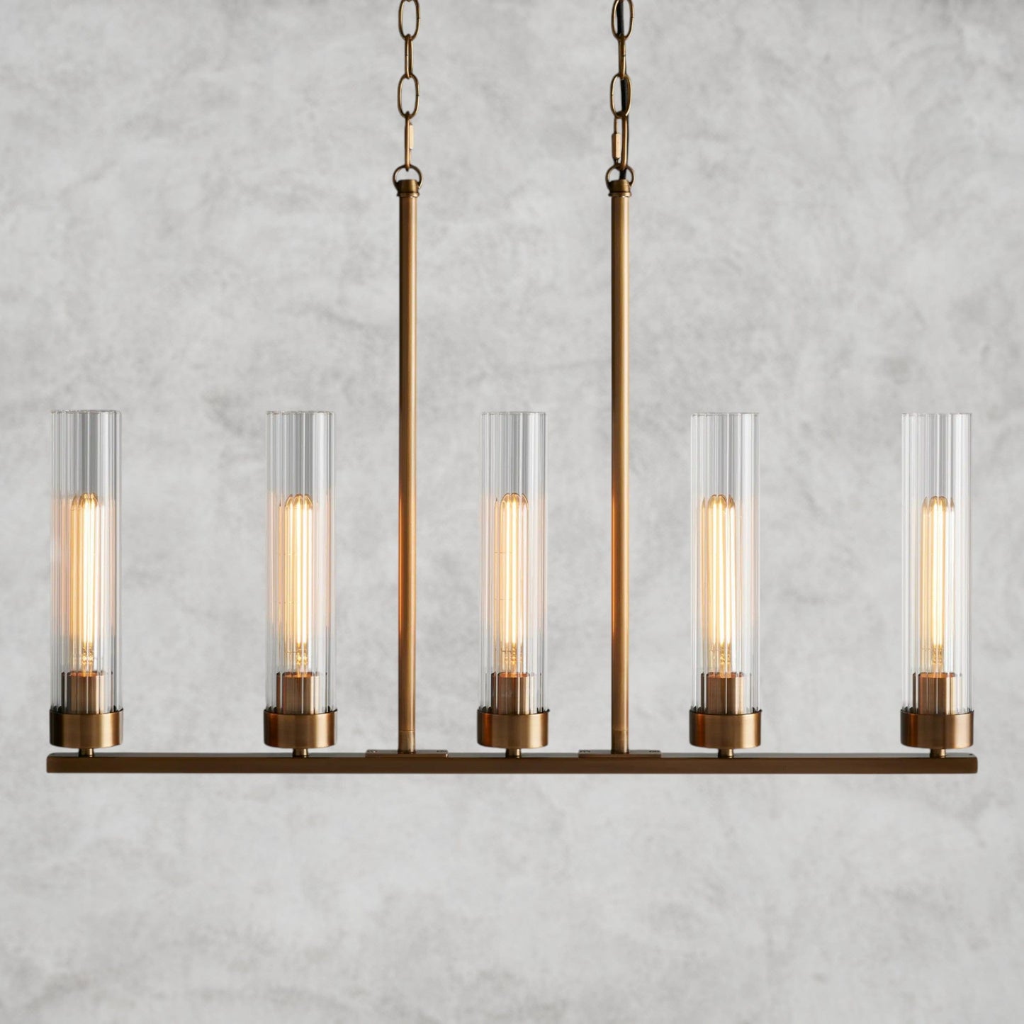 Andreas 5-Light Linear Chandelier