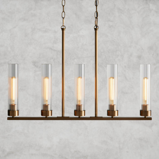 Andreas 5-Light Linear Chandelier