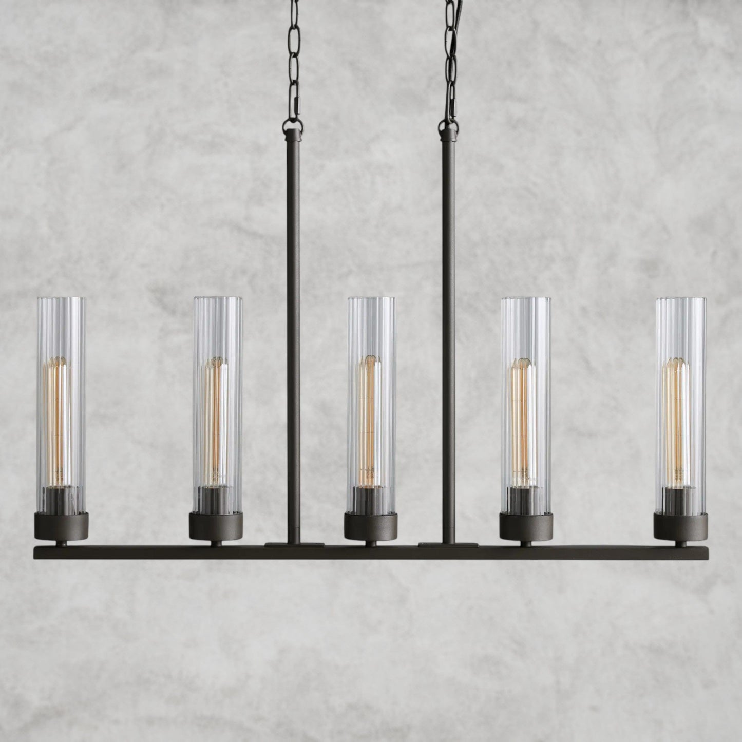 Andreas 5-Light Linear Chandelier