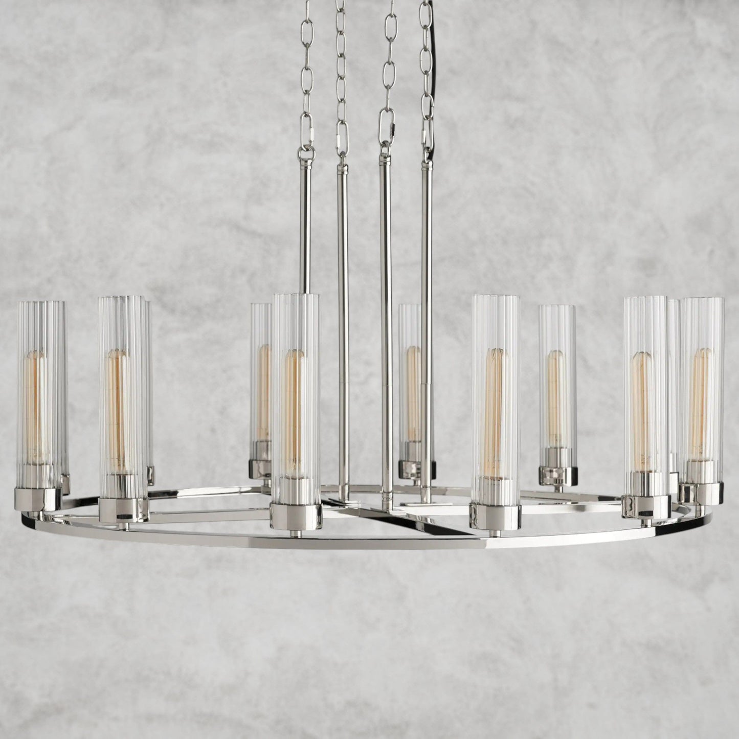 Andreas Round Chandelier 10/ 12 Light