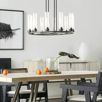 Andreas Round Chandelier 10/12 Light