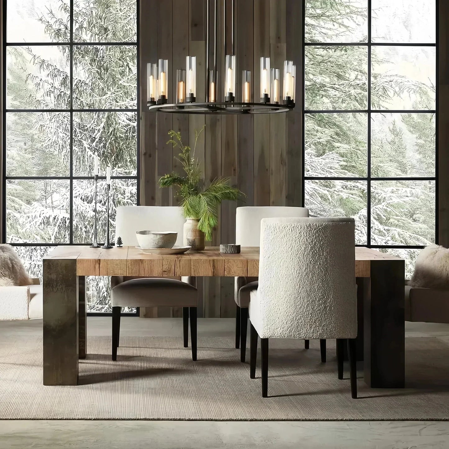 Andreas Round Chandelier 10/12 Light