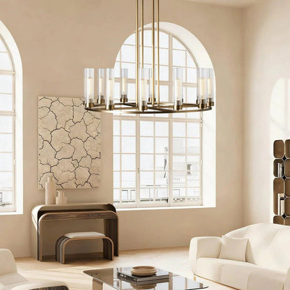 Andreas Round Chandelier 10/12 Light