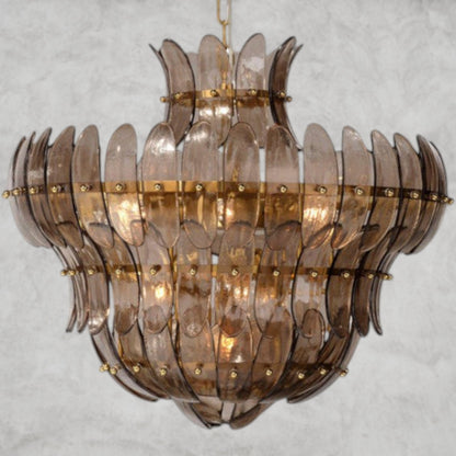 Arcade 10-Light Glass Chandelier