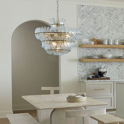Arcade 10-Light Glass Chandelier