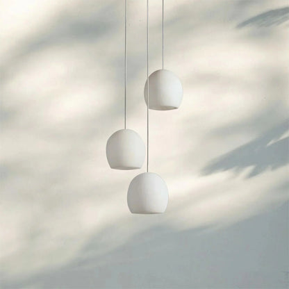 Arica Round Alabaster Chandelier Light