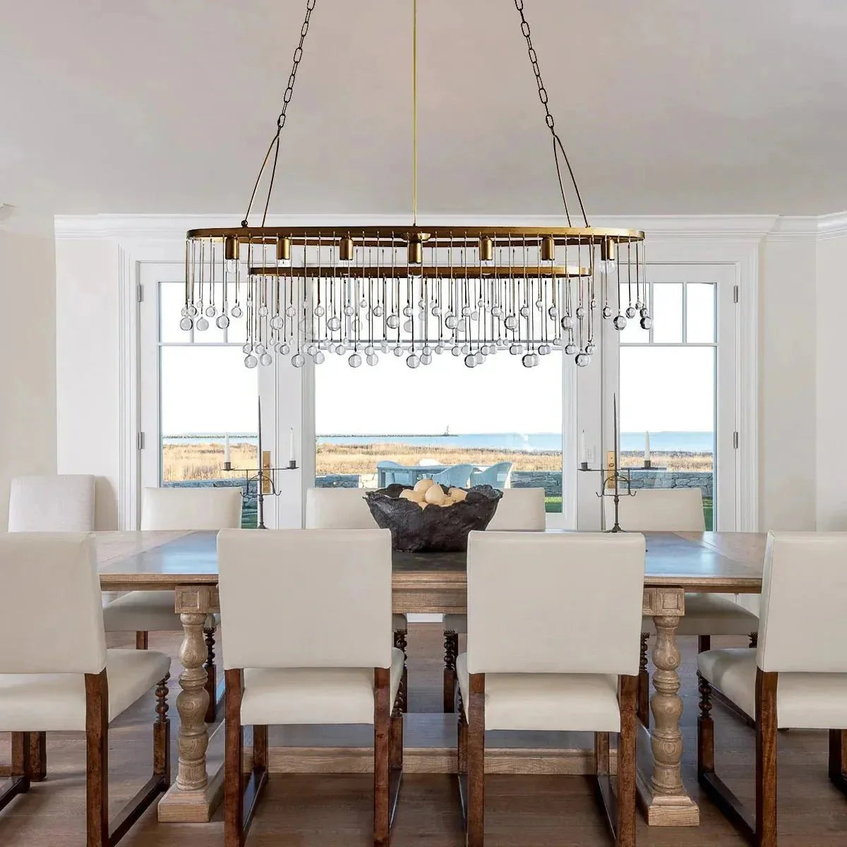 Aubrey 7 Light Oval Chandelier