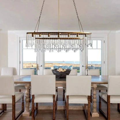 Aubrey 7 Light Oval Chandelier