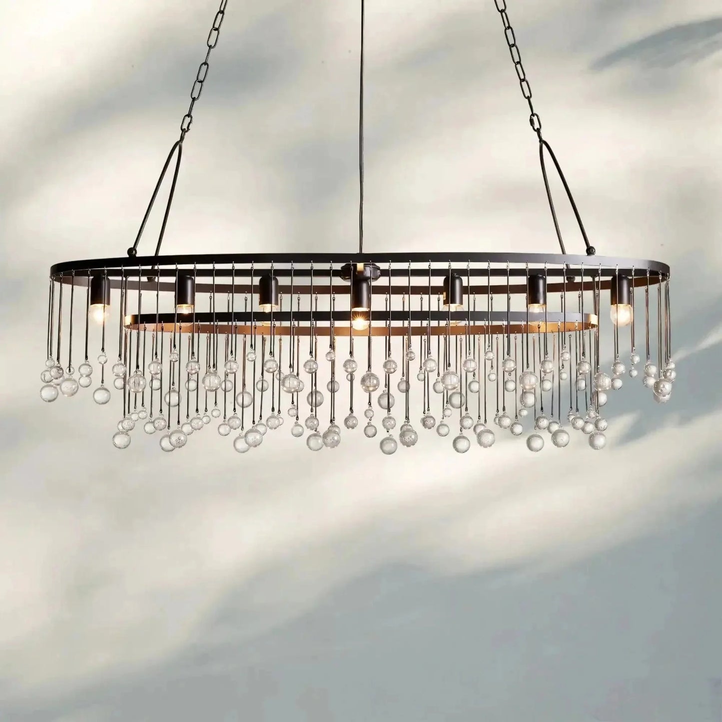 Aubrey 7 Light Oval Chandelier