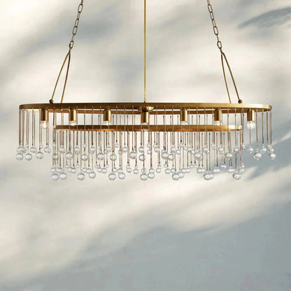 Aubrey 7 Light Oval Chandelier