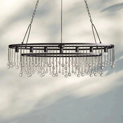 Aubrey 7 Light Oval Chandelier