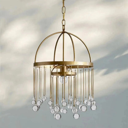 Aubrey Modern Crystal Ball Pendant Lamp