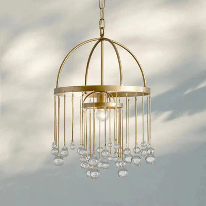 Aubrey Modern Crystal Ball Pendant Lamp