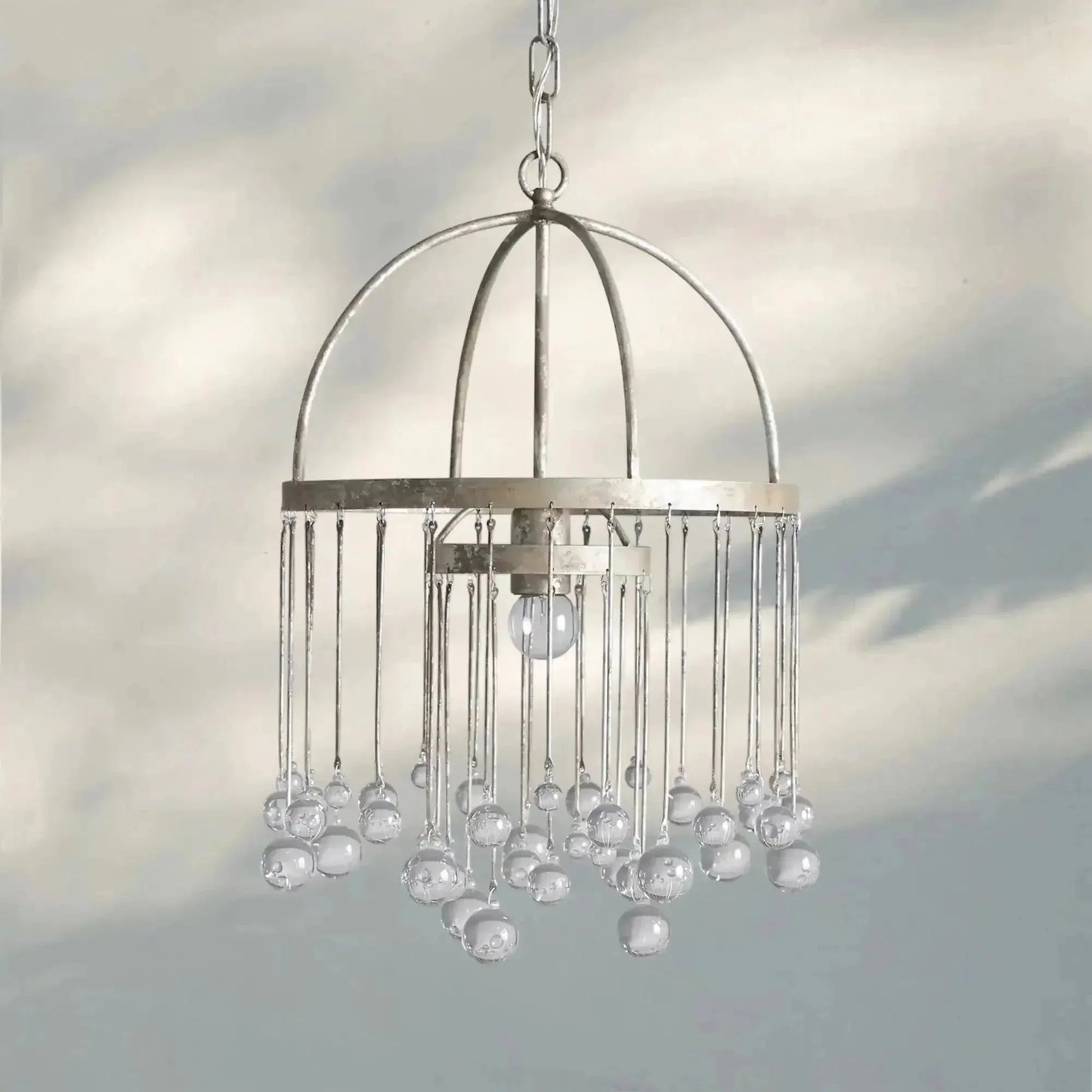 Aubrey Modern Crystal Ball Pendant Lamp