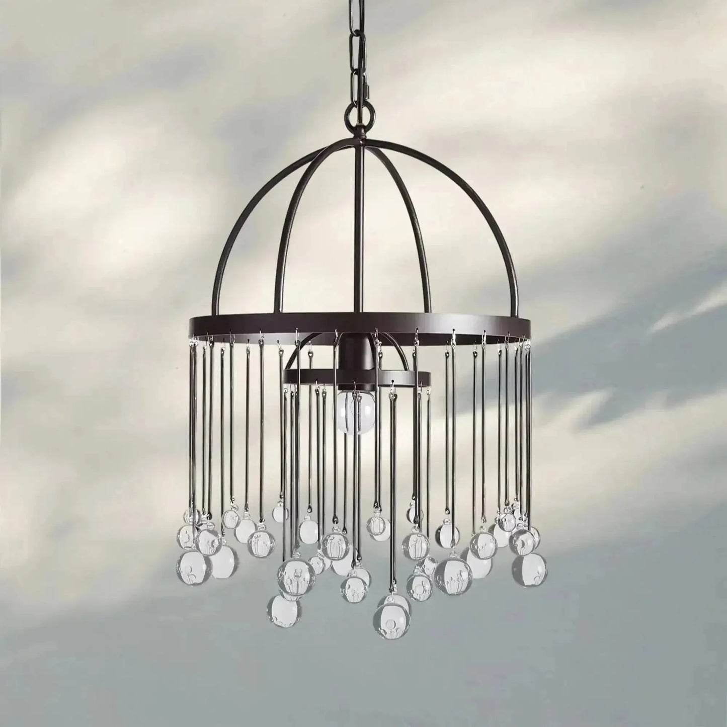 Aubrey Modern Crystal Ball Pendant Lamp
