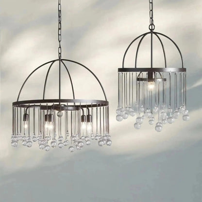 Aubrey Modern Crystal Ball Pendant Lamp