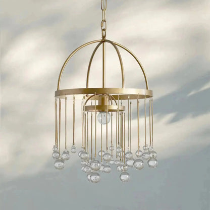 Aubrey Modern Crystal Ball Pendant Lamp