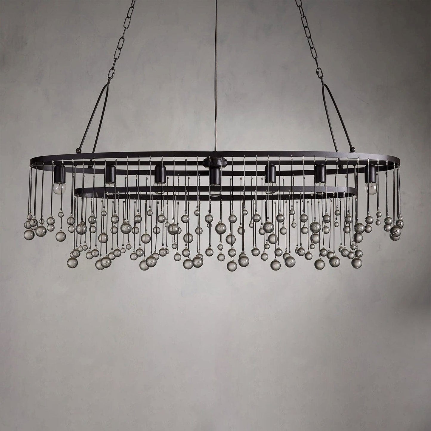 Aubrey Oval Chandelier 52.5"
