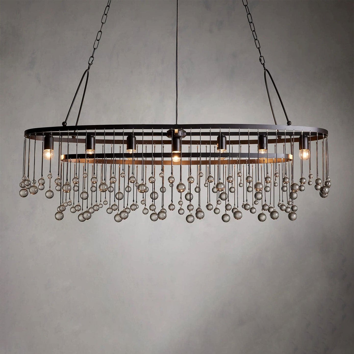 Aubrey Oval Chandelier 52.5"