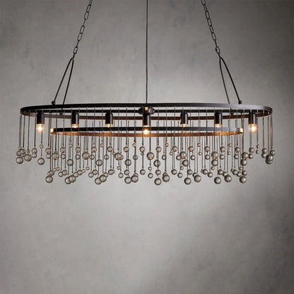 Aubrey Oval Chandelier 52.5"