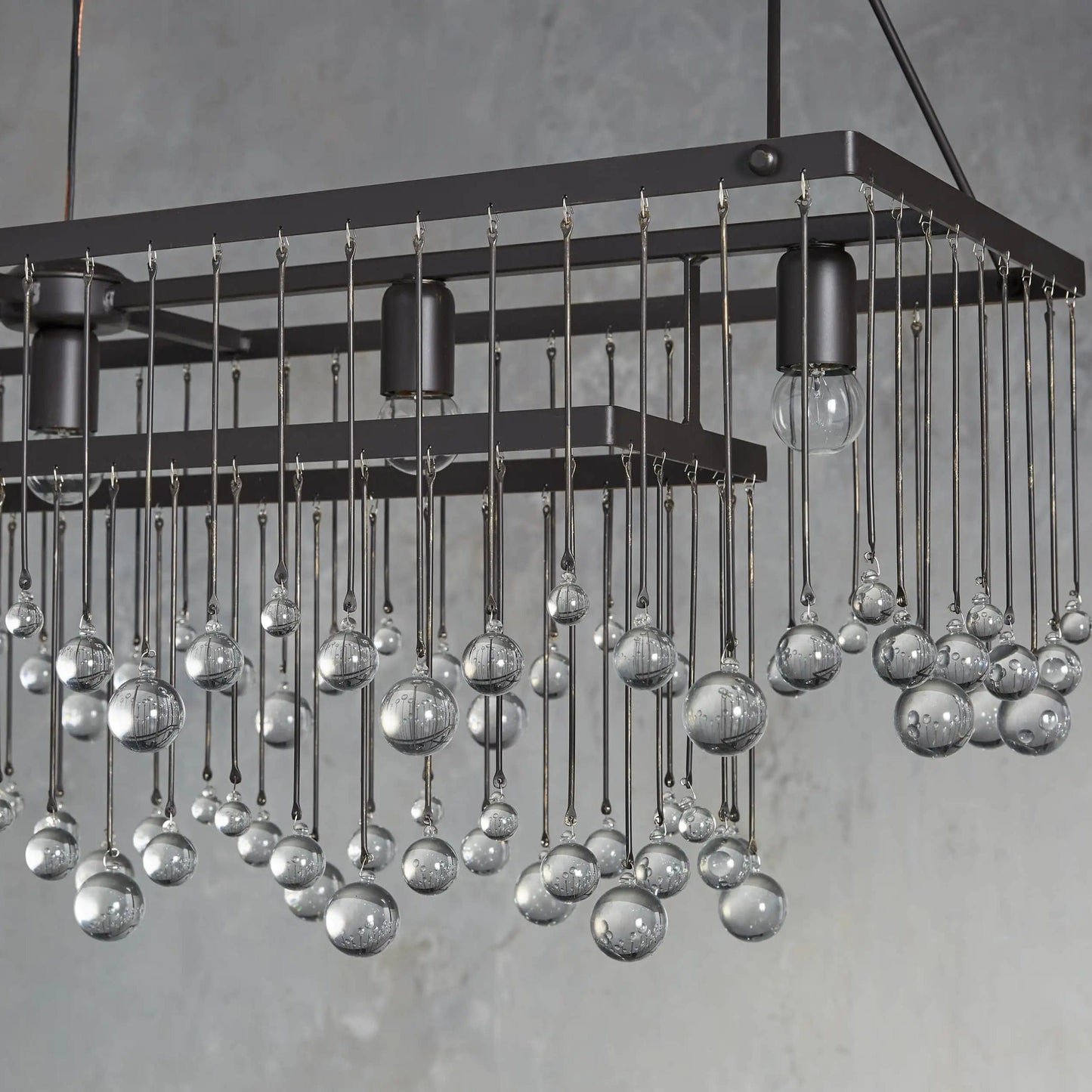 Aubrey Rectangular Chandelier 47", 60"