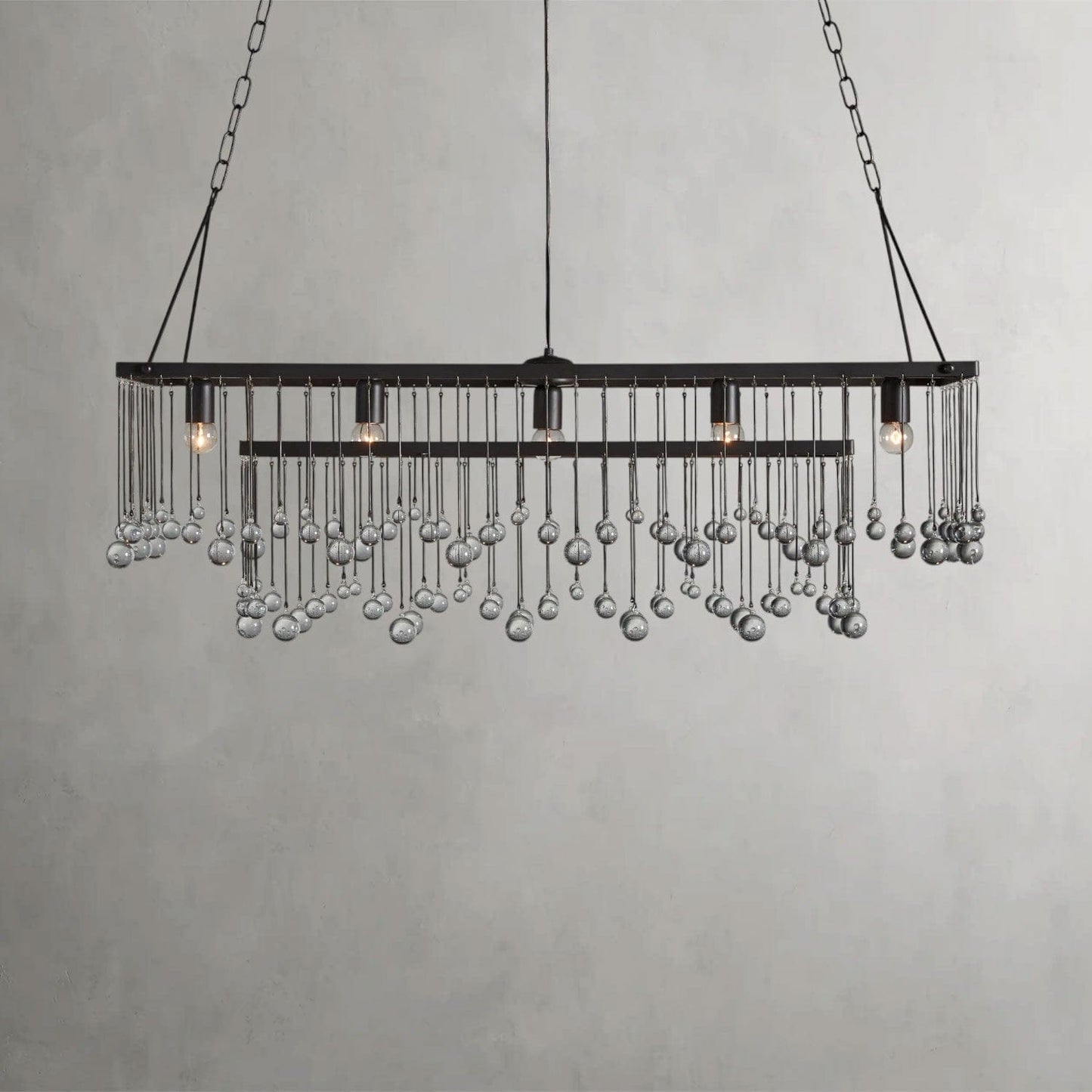 Aubrey Rectangular Chandelier 47", 60"