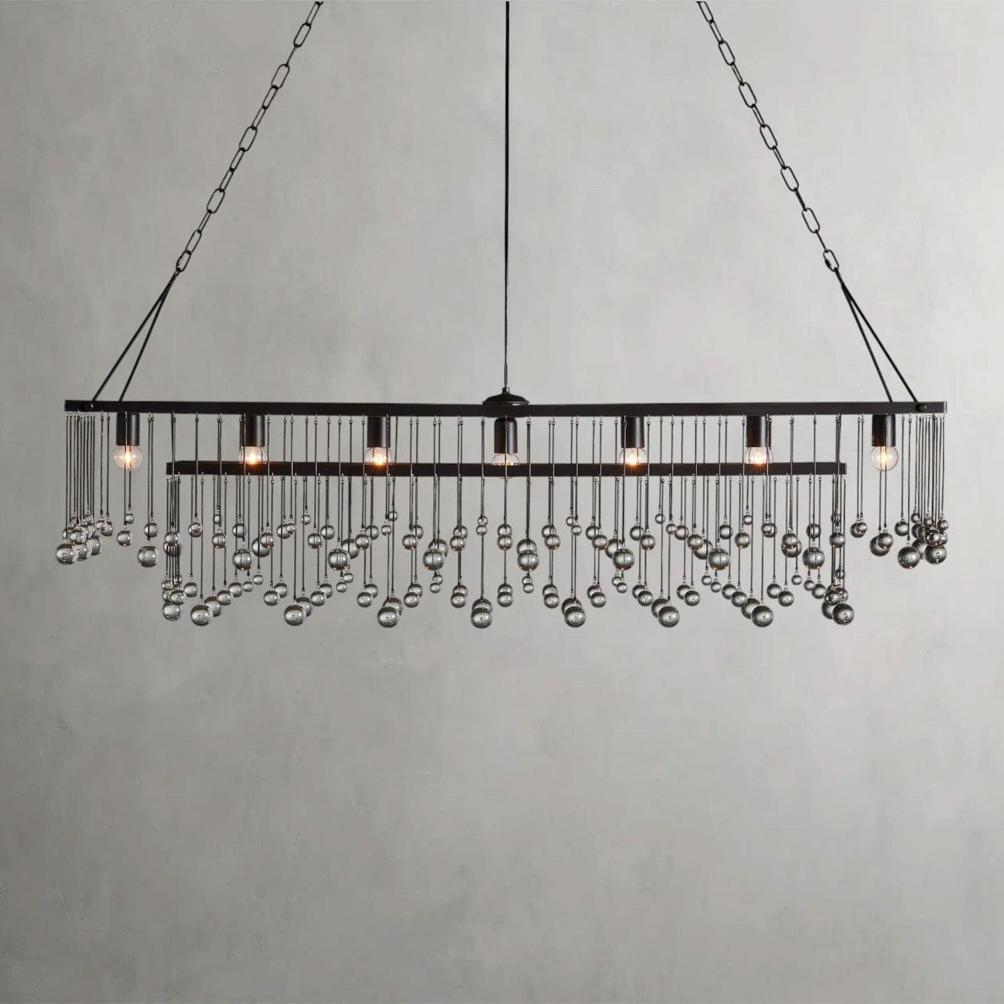 Aubrey Rectangular Chandelier 47", 60"