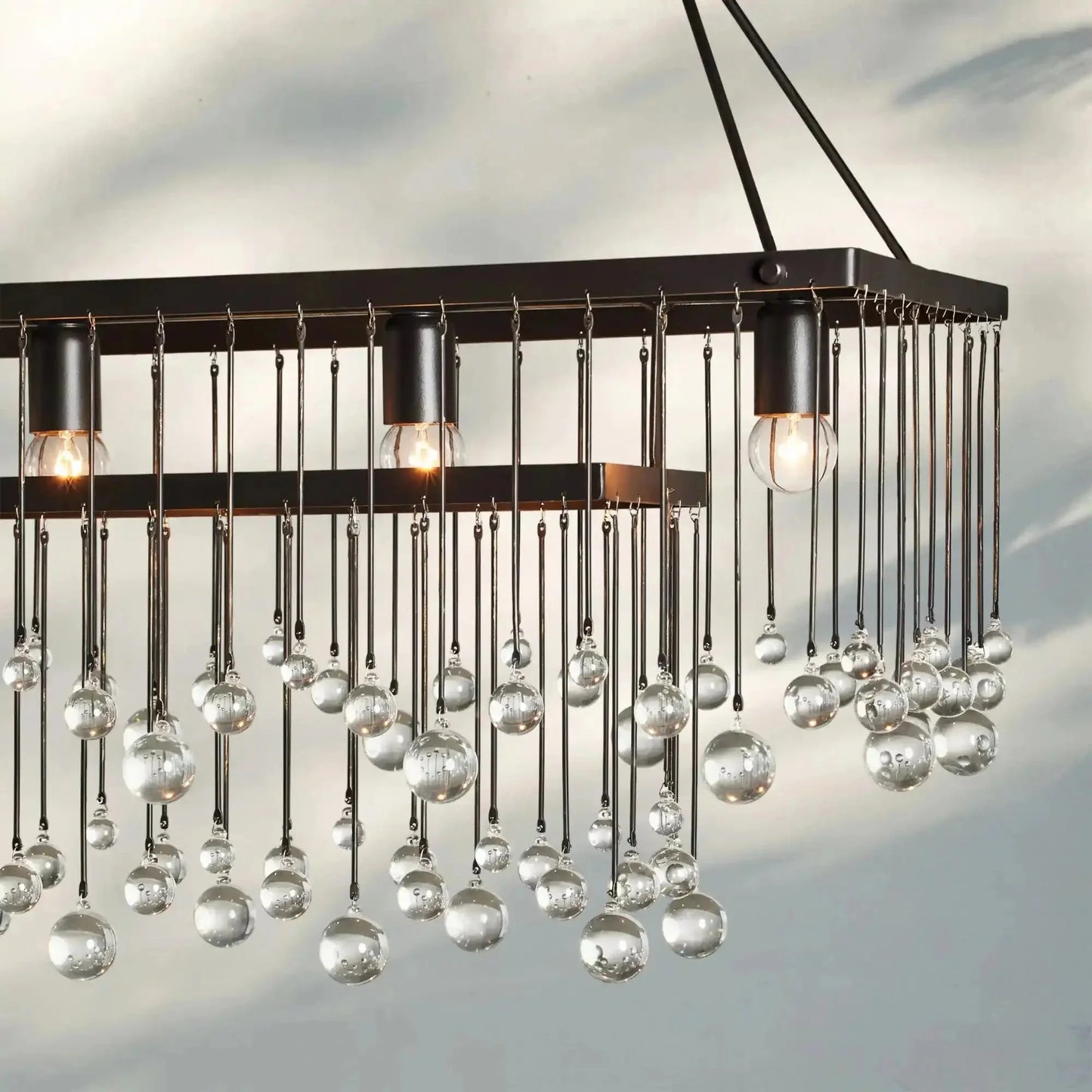 Aubrey Rectangular Chandelier 47''60''