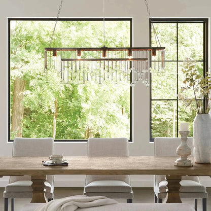Aubrey Rectangular Chandelier 47''60''